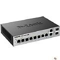 D-Link DGS-1100-10/ME/A2A Управляемый L2 коммутатор с 8 портами 10/100/1000Base-T и 2 комбо-портами 100/1000Base-T/SFP