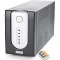PowerCom Imperial IMP-1500AP ИБП {Line-Interactive, 1500VA / 900W, Tower, 6xIEC-320 С13: 4 с резервным питанием + 2 с фильтрацией, USB} (671479)