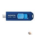 A-DATA Flash Drive 32GB   UC300, USB 3.2/TypeC, синий/голубой