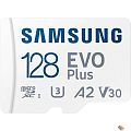 Micro SecureDigital 128GB Samsung EVO Plus Memory Card MB-MC128KA A2, Video Class 30, UHS Class 3 MB-MC128KA/APC/KR/AM