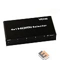 VCOM DD434 Переключатель HDMI 1.4V  4=>1 VCOM